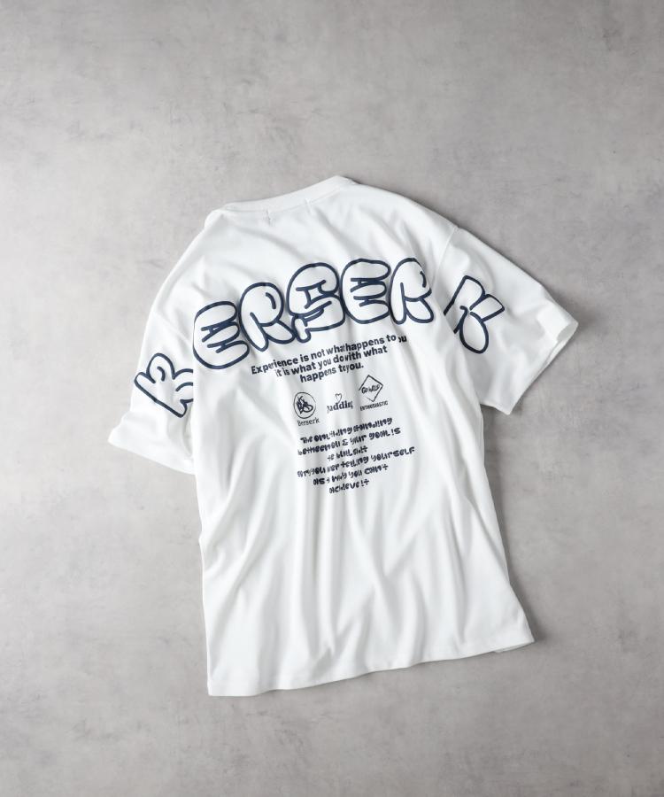 ライトオン(Right-on)のOther(ソノタ)発砲バックプリントＴシャツ ホワイト(0090)