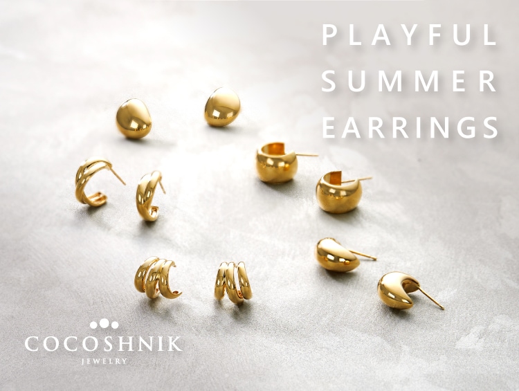 PLAYFUL SUMMER EARRINGS | COCOSHNIK（ココシュニック）