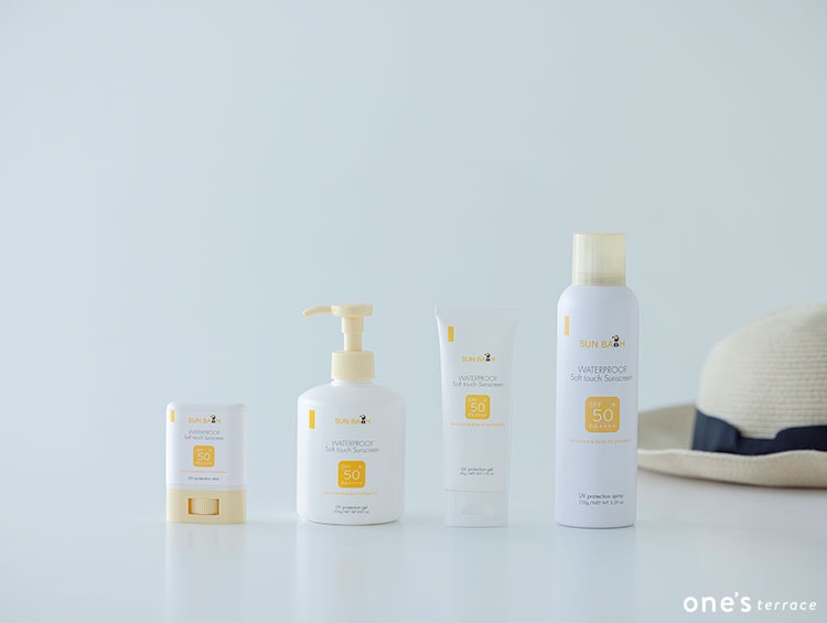 「家族みんなで使えて、使用感も抜群！」。日焼け止め〈サンバス〉シリーズ | one'sterrace（ワンズテラス）