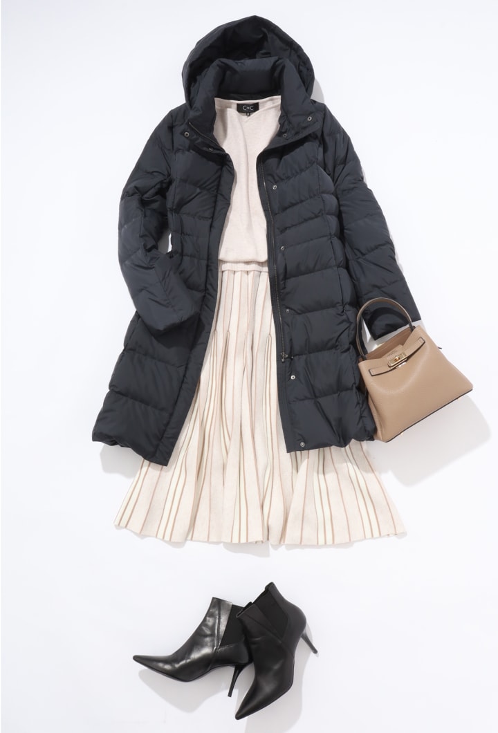 high quality- DOWN OUTER|COUP DE CHANCE【クード シャンス high quality- DOWN OUTER|COUP DE CHANCE【クード シャンス