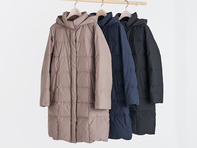 軽くて 暖かくて キレイ 「つつまれダウンシリーズ」｜grove