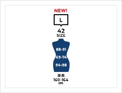新しいサイズとラージサイズのサイズ表記変更 Indivi インディヴィ の公式通販 ワールド オンラインストア World Online Store