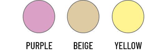 PURPLE/BEIGE/YELLOW