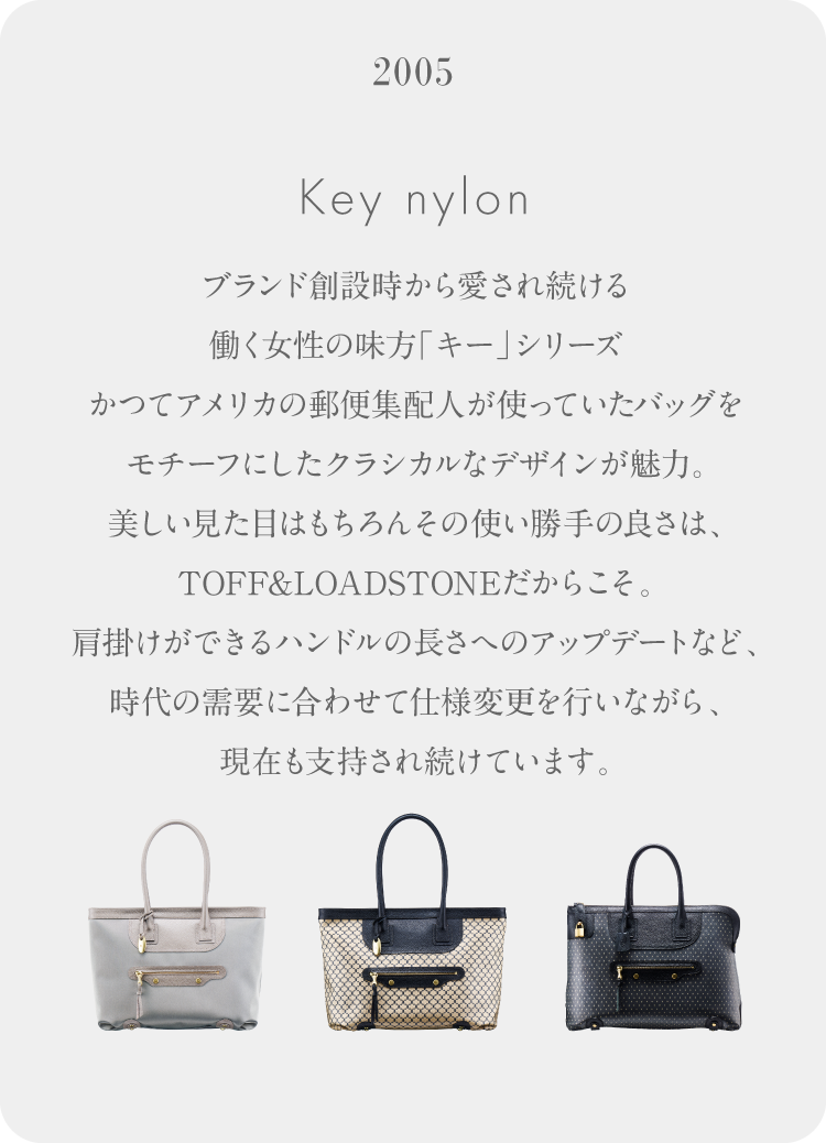 20th Anniversary - BAG HISTORY -|TOFF&LOADSTONE(トフ 20th Anniversary - BAG HISTORY -|TOFF&LOADSTONE(トフ