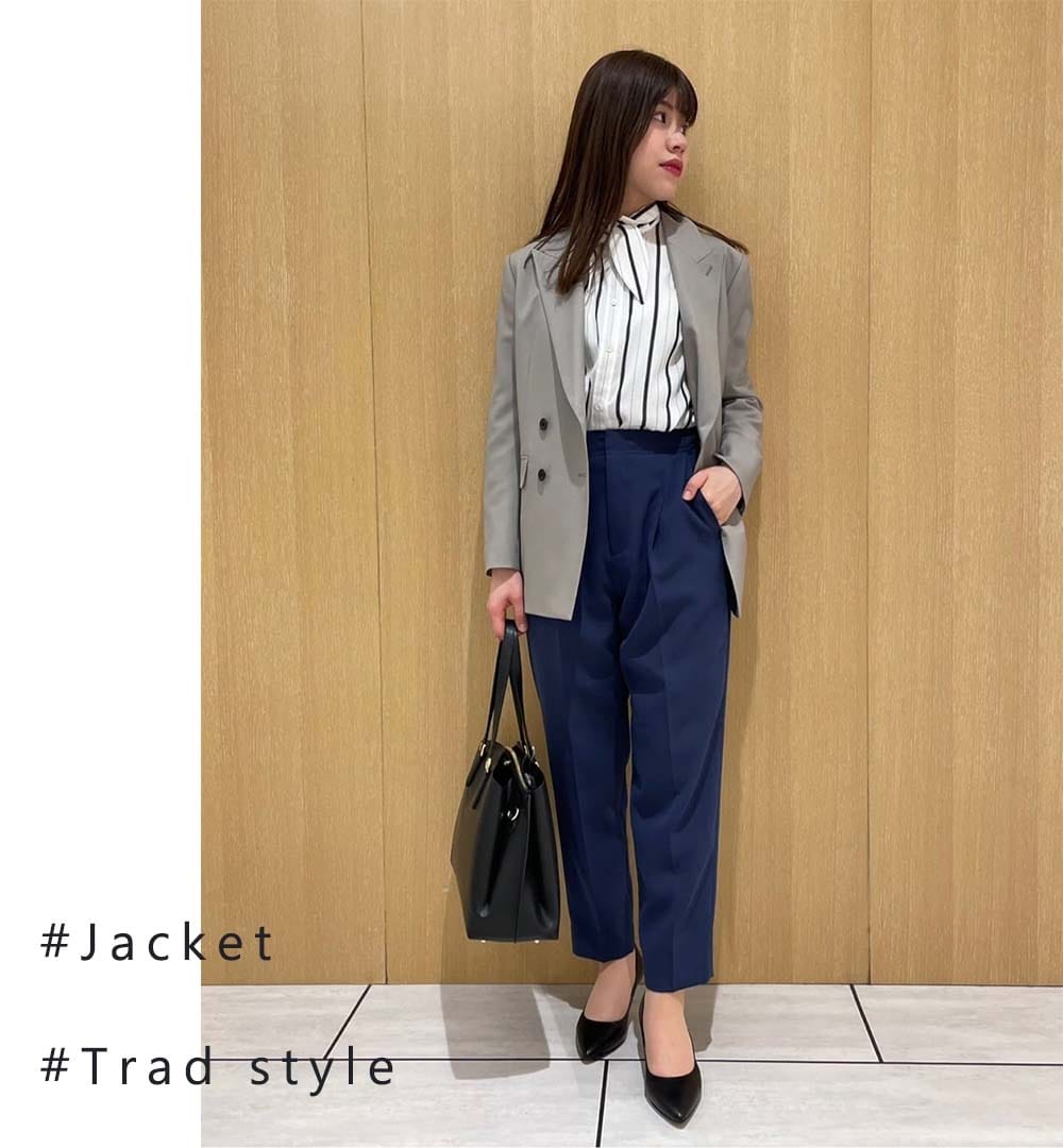 Style Snap 春のスタートに スーツ オフィスカジュアル Staffの着こなしバリエーションご紹介 ワールド オンラインストア World Online Store