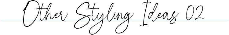 Other Styling Ideas 02